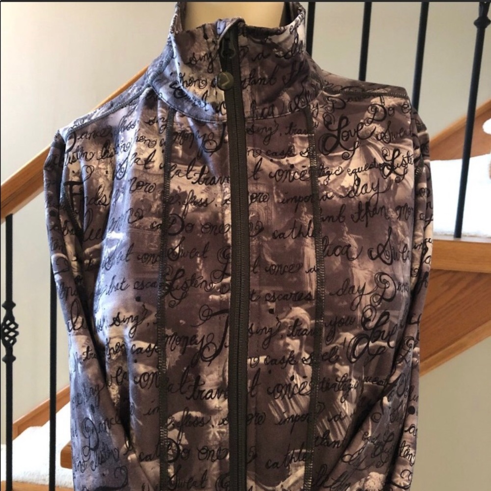 Lululemon Da Bomber Inky Manifesto Jacket NWOT